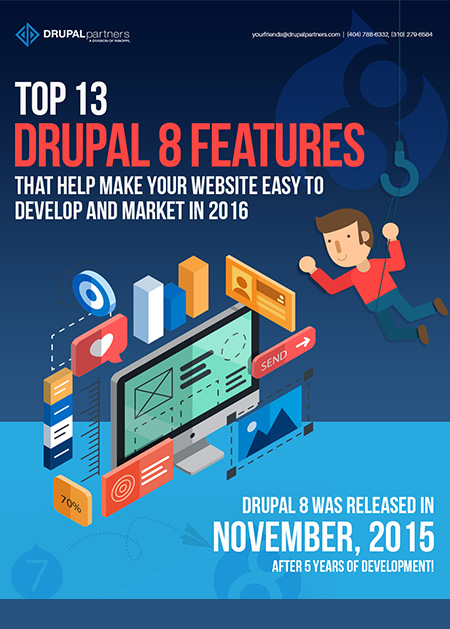 Top 13 Drupal 8 Features That Help Make Your Website Easy To Develop And Market In 2016