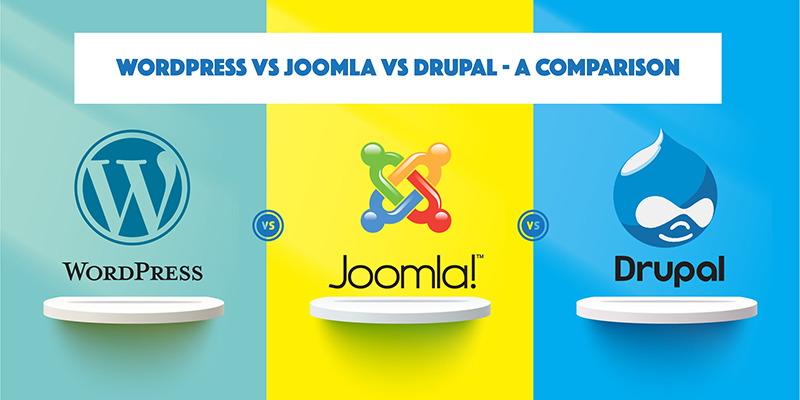 WordPress vs Joomla vs Drupal - A Comparison WordPress vs Joomla vs Drupal - A Comparison
