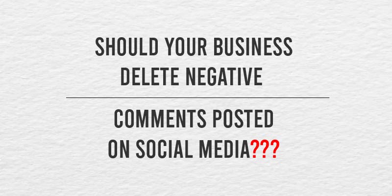 Don't delete any bad press about your business