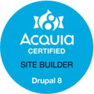 Acquia Certified Site Builder Logo