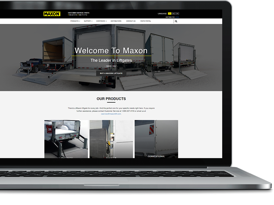 Drupal 9 Upgrade For Maxonlift Liftgates!